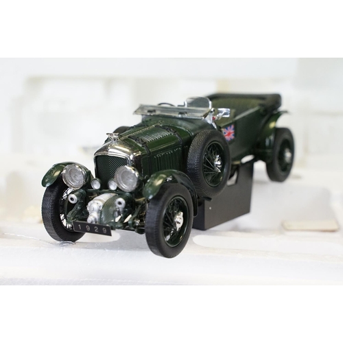 1249 - Four boxed Franklin Mint 1/24 diecast models to include 1948 MGTC, The 1903 Ford Model A, 1911 Stanl... 