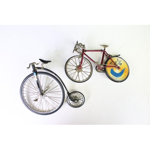 1267 - Shop Display diecast model of a Raleigh bicycle in red, approx 20