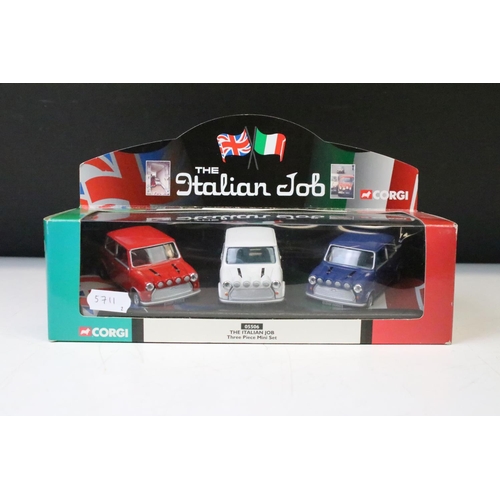 1268 - Two boxed Corgi The Italian Job diecast model sets to include 05506 Three Piece Mini Set and 36502 T... 