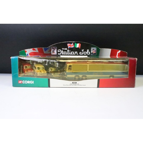 1268 - Two boxed Corgi The Italian Job diecast model sets to include 05506 Three Piece Mini Set and 36502 T... 