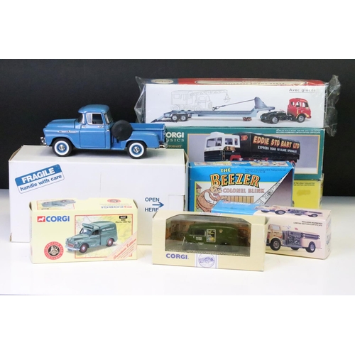 1269 - Eight boxed diecast models to include Danbury Mint 1958 Chevrolet Apache Pickup Truck, CIJ Europarc ... 