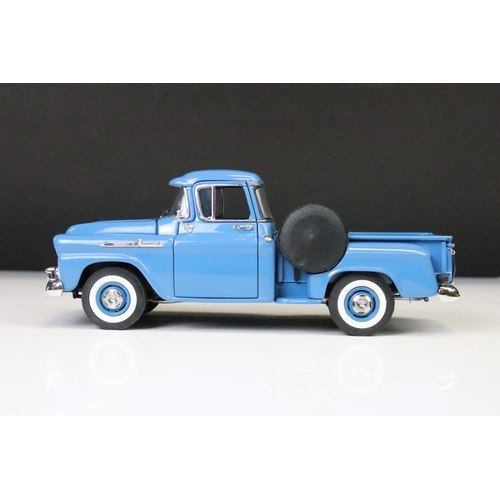 1269 - Eight boxed diecast models to include Danbury Mint 1958 Chevrolet Apache Pickup Truck, CIJ Europarc ... 