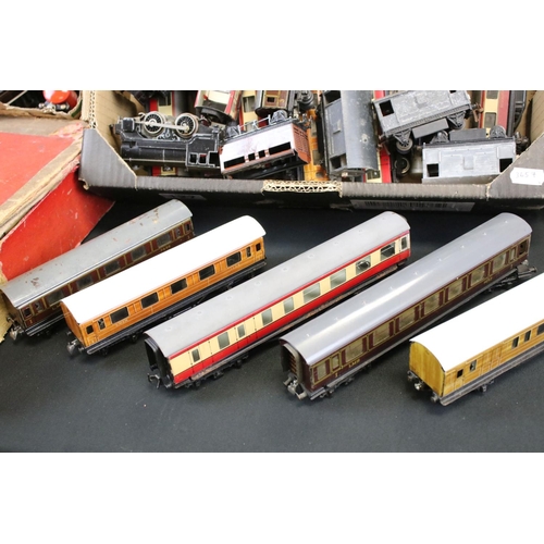 127 - Quantity of TTR model railway to include over 70 unboxed items of rolling stock featuring coaches, t... 