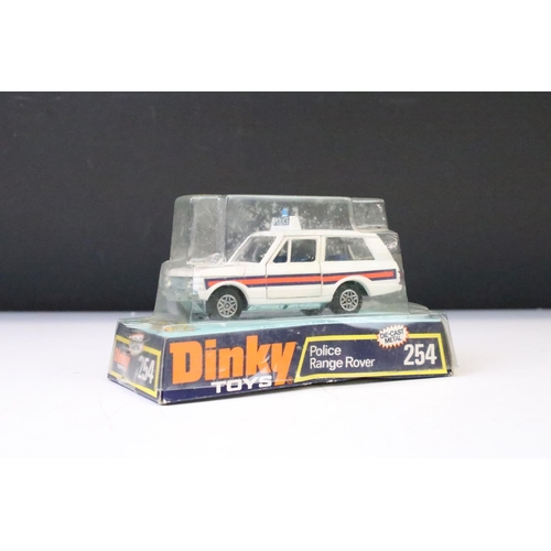 1270 - Four boxed / cased diecast models to include 2 x Dinky (178 Mini Clubman & 254 Police Range Rover - ... 