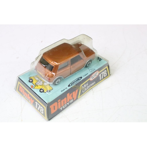 1270 - Four boxed / cased diecast models to include 2 x Dinky (178 Mini Clubman & 254 Police Range Rover - ... 