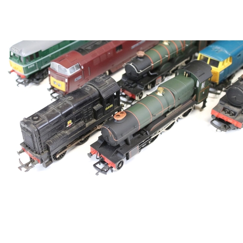 134 - Eight OO gauge locomotives to include Hornby King Richard I, Dapol County of Stafford, Lima Western ... 