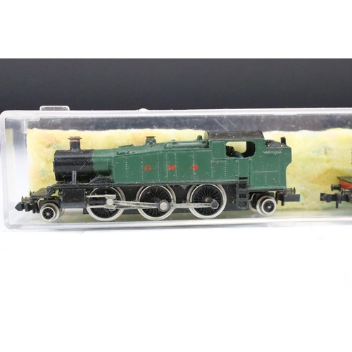 137 - Seven N gauge locomotives to include Lima The Fife & Forfar Yeomanry, cased Minitrix Mallard, Grafar... 