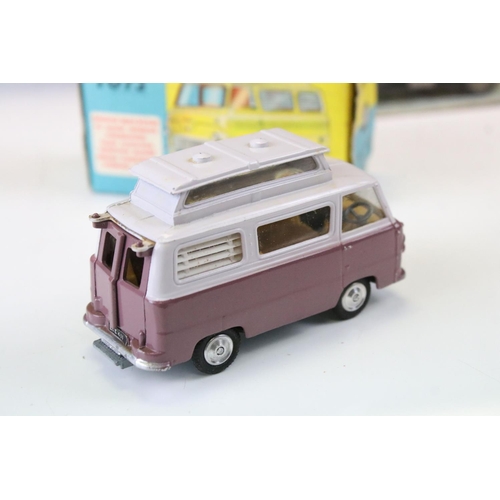 1399 - Two boxed Corgi diecast models to include 430 Ford Thames Airborne Caravan in two tone maroon and pa... 