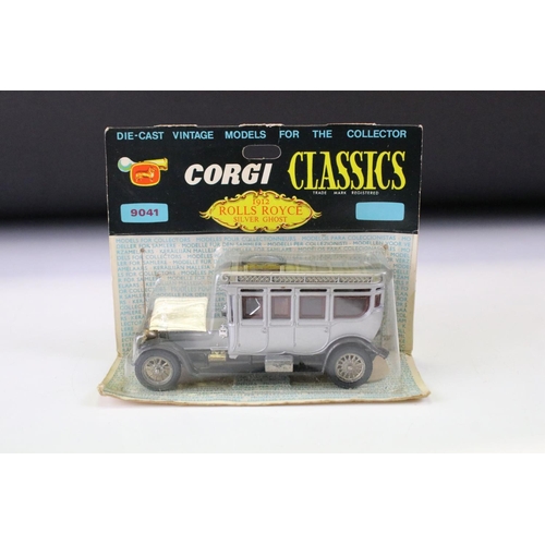 1399 - Two boxed Corgi diecast models to include 430 Ford Thames Airborne Caravan in two tone maroon and pa... 