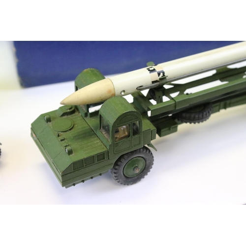 1400 - Three boxed Dinky Supertoys military diecast models to include Missile Erector Vehicle with Corporal... 