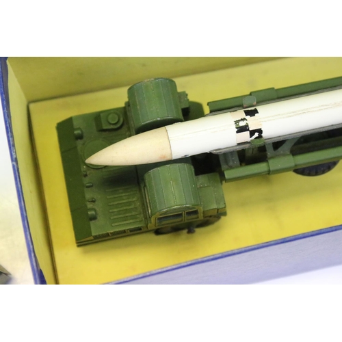 1400 - Three boxed Dinky Supertoys military diecast models to include Missile Erector Vehicle with Corporal... 