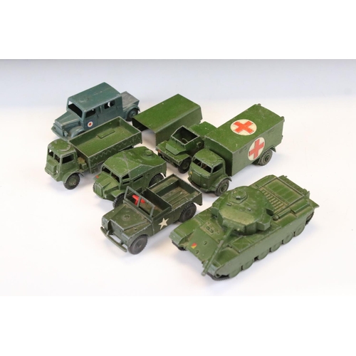 1400 - Three boxed Dinky Supertoys military diecast models to include Missile Erector Vehicle with Corporal... 