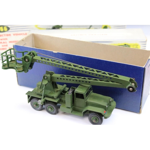 1400 - Three boxed Dinky Supertoys military diecast models to include Missile Erector Vehicle with Corporal... 