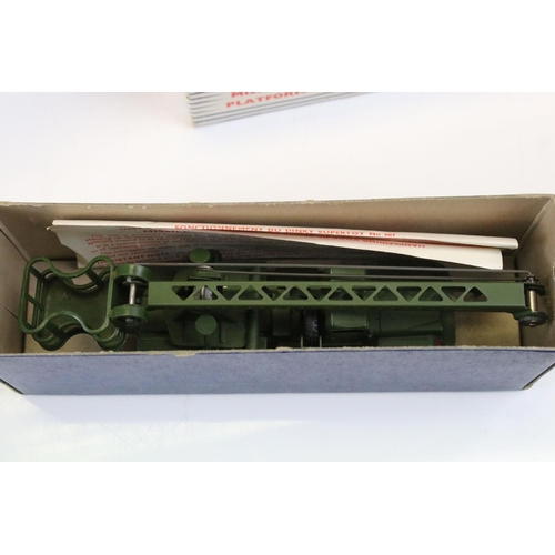 1400 - Three boxed Dinky Supertoys military diecast models to include Missile Erector Vehicle with Corporal... 