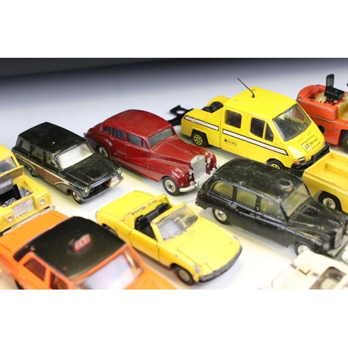 1401 - Around 25 mid 20th C onwards play worn diecast models to include Corgi and Dinky featuring Corgi Ken... 