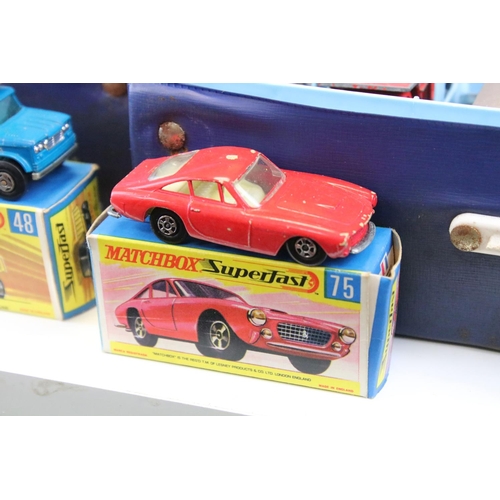 1404 - Two Matchbox Collector cases containing 48 x diecast models, mainly Matchbox featuring 3 x boxed exa... 