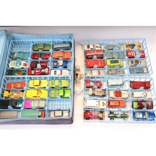 1404 - Two Matchbox Collector cases containing 48 x diecast models, mainly Matchbox featuring 3 x boxed exa... 