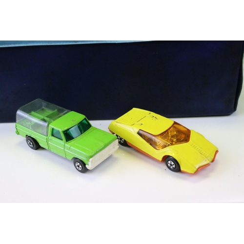 1404 - Two Matchbox Collector cases containing 48 x diecast models, mainly Matchbox featuring 3 x boxed exa... 