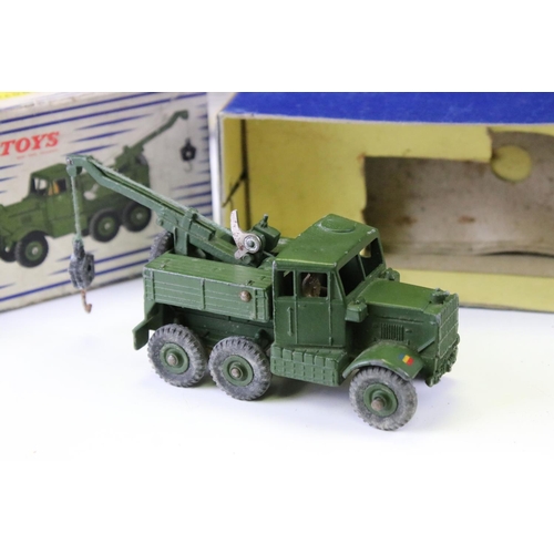 1407 - Five boxed Dinky Supertoys diecast models to include 986 Mighty Antar Low Loader with Propeller, 660... 