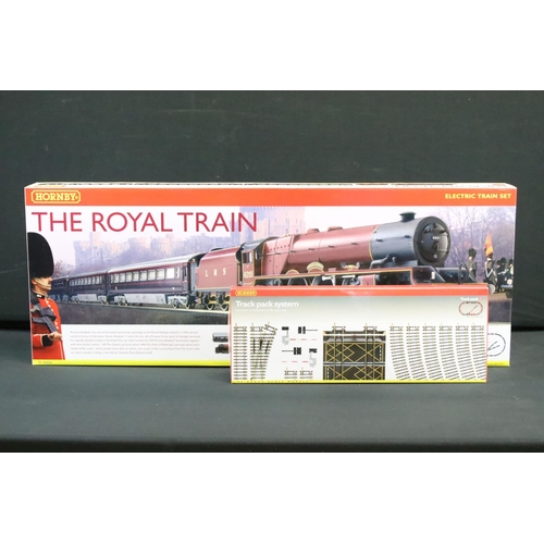 147 - Boxed Hornby R1057 The Royal Train electric train set, complete, plus a boxed Hornby R8017 Track Pac... 