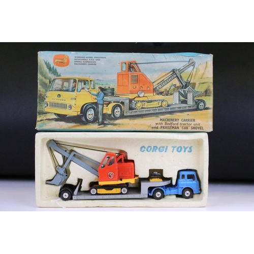 1474 - Boxed Corgi Major Gift Set No 27 Machinery Carrier with Bedford Tractor Unit and Priestman Cub Shove... 