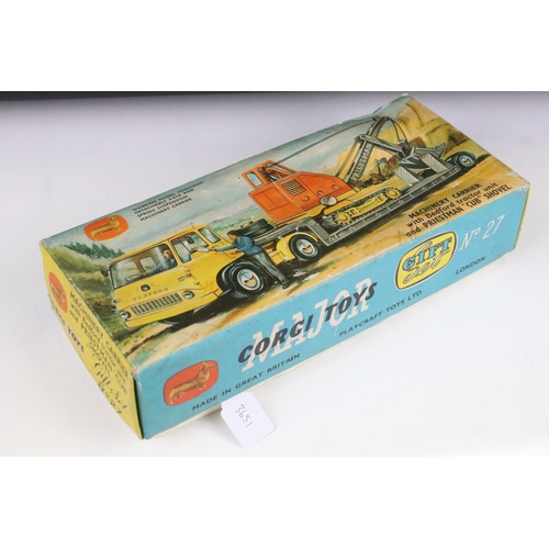 1474 - Boxed Corgi Major Gift Set No 27 Machinery Carrier with Bedford Tractor Unit and Priestman Cub Shove... 