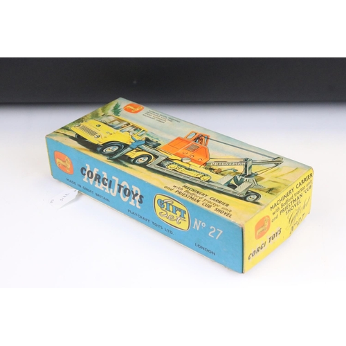 1477 - Two boxed Corgi Major diecast models to include Gift Set No 27 Machinery Carrier with Bedford Tracto... 