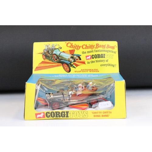 1478 - Boxed Corgi 266 Chitty Chitty Bang Bang diecast model complete with all 4 x figures, diecast ex, box... 