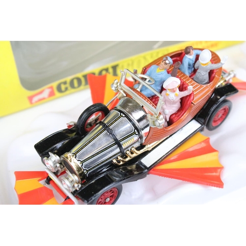 1478 - Boxed Corgi 266 Chitty Chitty Bang Bang diecast model complete with all 4 x figures, diecast ex, box... 