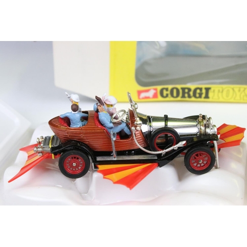 1478 - Boxed Corgi 266 Chitty Chitty Bang Bang diecast model complete with all 4 x figures, diecast ex, box... 