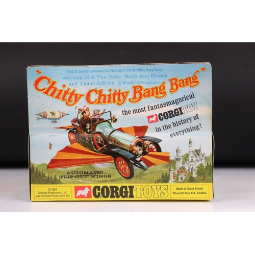 1478 - Boxed Corgi 266 Chitty Chitty Bang Bang diecast model complete with all 4 x figures, diecast ex, box... 