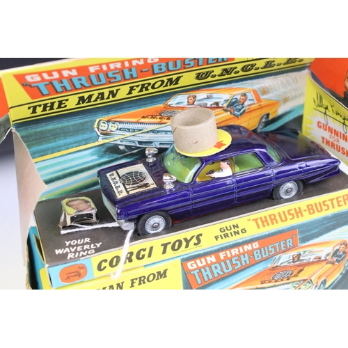 1479 - Boxed Corgi 497 The Man From UNCLE Thrushbuster diecast model complete with Waverly Ring and all inn... 