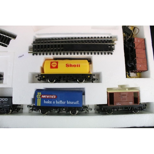 148 - Boxed Hornby OO gauge R793 King Size Set appearing complete and vg, include 3 x boxed locomotives (R... 