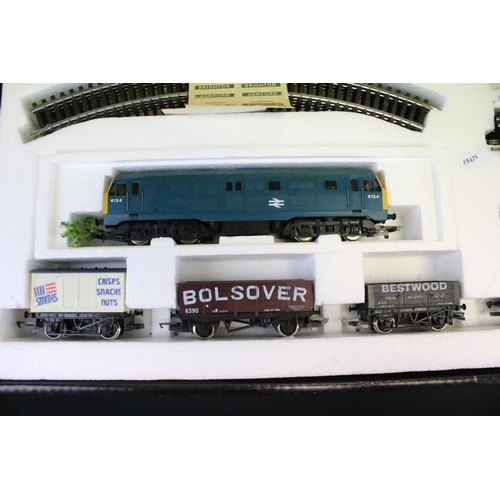 148 - Boxed Hornby OO gauge R793 King Size Set appearing complete and vg, include 3 x boxed locomotives (R... 