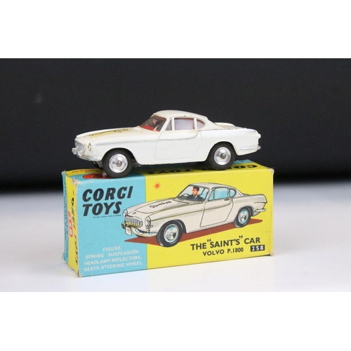 1480 - Boxed Corgi 258 The Saint's Car diecast model, diecast showing some paint loss and marks, decal vg, ... 