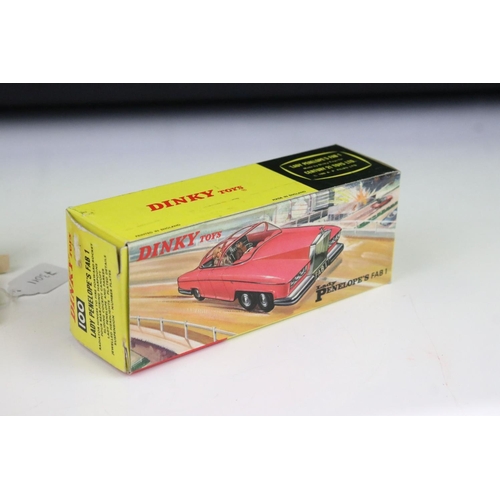 1485 - Boxed Dinky 100 Thunderbirds Lady Penelope's Fab 1 diecast model complete with both figures, missile... 