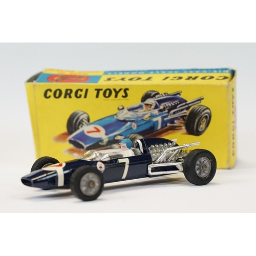 Two boxed Corgi F1 diecast models to include 158 Lotus Climax F1