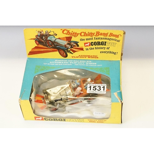 1531 - Boxed Corgi 266 Chitty Chitty Bang Bang diecast model complete with all 4 x figures and accessories,... 