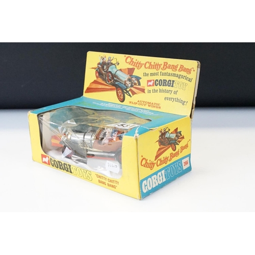 1531 - Boxed Corgi 266 Chitty Chitty Bang Bang diecast model complete with all 4 x figures and accessories,... 