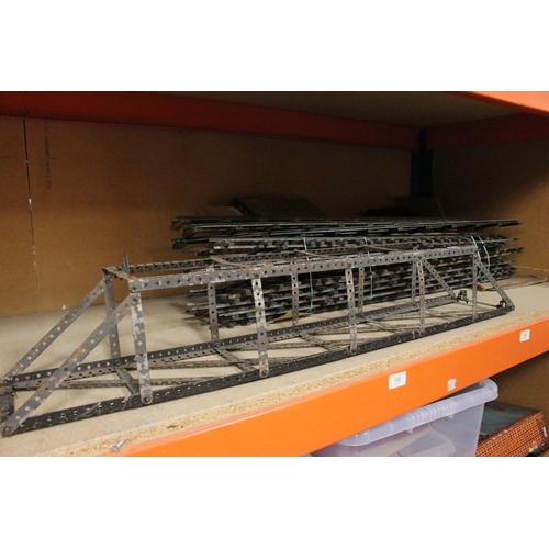 161 - Quantity of early - mid 20th C O gauge model railway to include large quantity of track, Bing tin pl... 