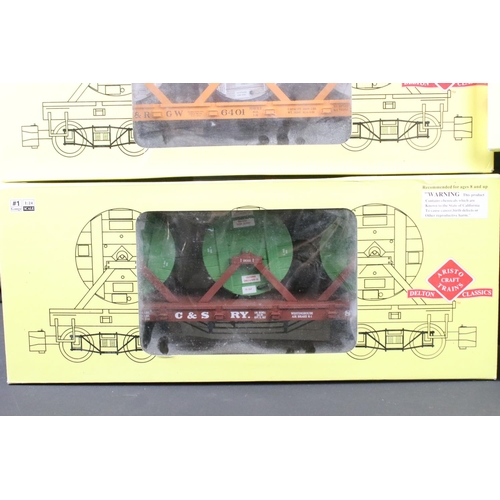 164 - Five boxed #1 Gauge 1:29 items of rolling stock to include 4 x Aristo Craft (3 x Flat Car ART86401, ... 