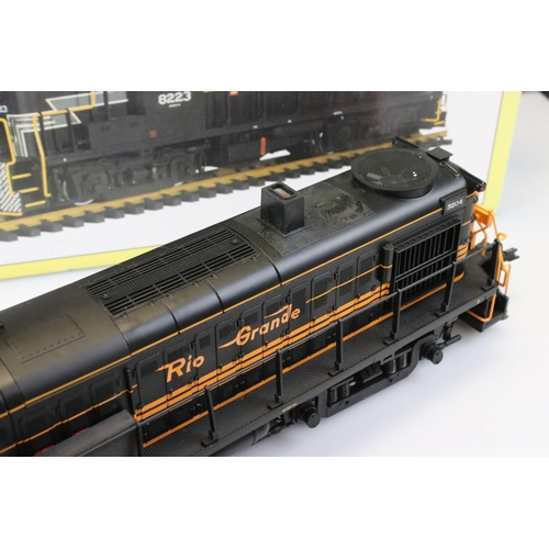 166 - Boxed #1 Gauge 1:29 Aristo Craft Trains ART22205C Alco RS 3 Diesel Locomotive D&RGW / Rio Grande