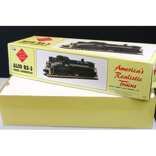 166 - Boxed #1 Gauge 1:29 Aristo Craft Trains ART22205C Alco RS 3 Diesel Locomotive D&RGW / Rio Grande