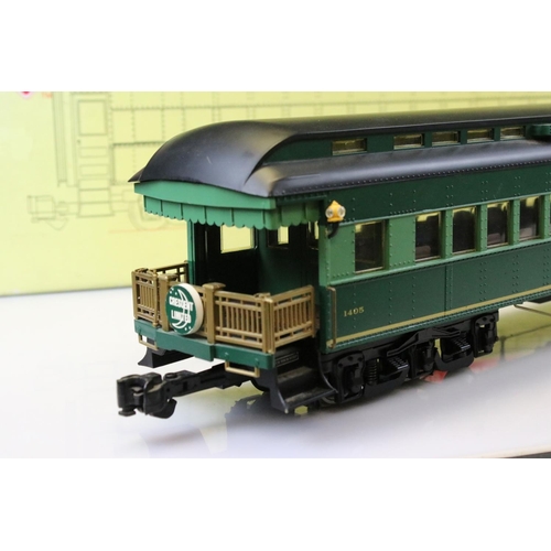 168 - Boxed Aristo Craft Trains #1 Gauge ART31405 Heavyweight Passenger Car HWT Observation S Crescent, ve... 