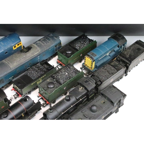 17 - 16 OO gauge locomotives to include Hornby Kneller Hall, Triang Hornby Albert Hall, Mainline Highflye... 