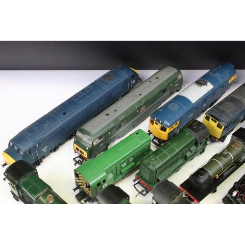 17 - 16 OO gauge locomotives to include Hornby Kneller Hall, Triang Hornby Albert Hall, Mainline Highflye... 