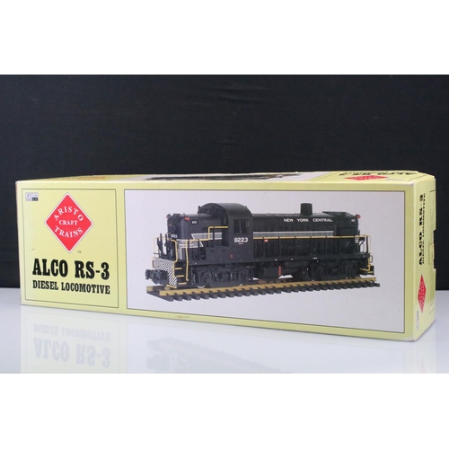 Boxed #1 Gauge 1:29 Aristo Craft Trains ART22209 Alco RS-3 Diesel ...