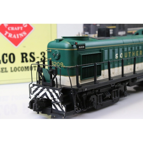 172 - Boxed #1 Gauge 1:29 Aristo Craft Trains ART22209 Alco RS-3 Diesel Locomotive Southern RY