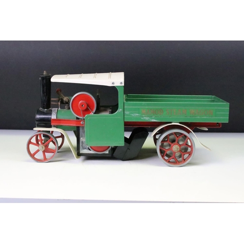 180 - Mamod Steam Wagon SW1 in green in a good condition