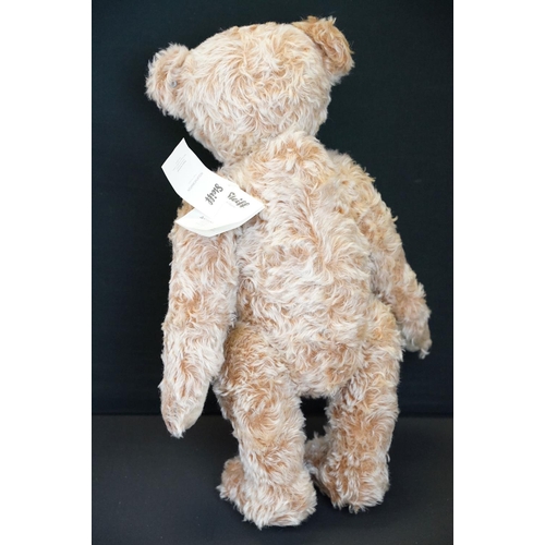 232 - Steiff - Boxed Steiff Replica 1908 teddy bear, No. 403156, 50cm sitting, button and tag to ear and c... 